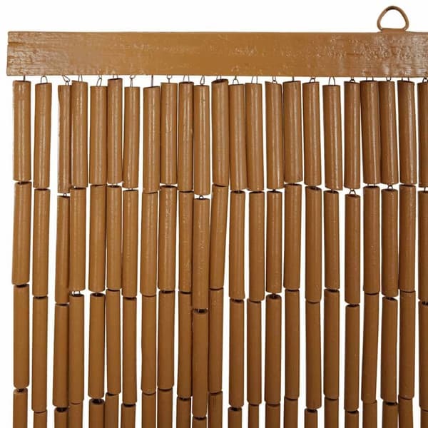 vidaXL Insektdør gardin palmetretrykk 100x220 cm bambus