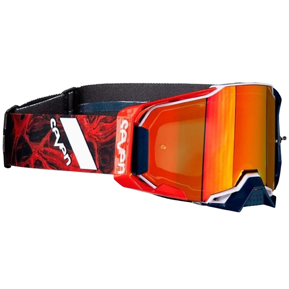 100% - Masque Armega X Seven Onyx - Red Mirror Rouge / Noir