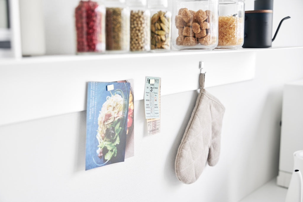 Yamazaki Wandplank met Magnetisch Paneel (90 cm) - Tower - Wit