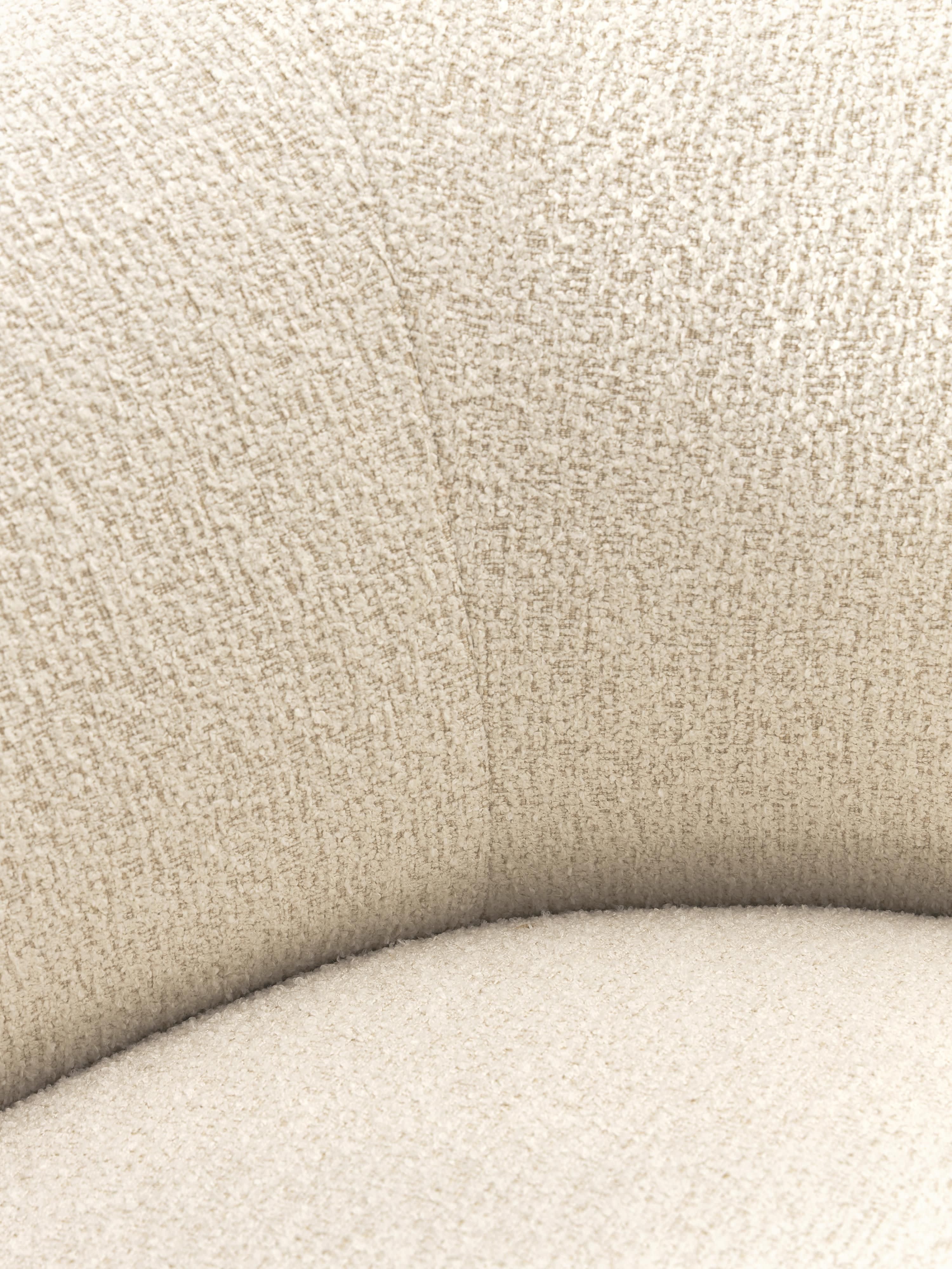 XL bouclé loungefauteuil Sofia