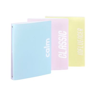 Viquel Milkshake - Classeur 4 anneaux - Dos 35 mm - A4 - pour 250 feuilles - disponible en différents coloris