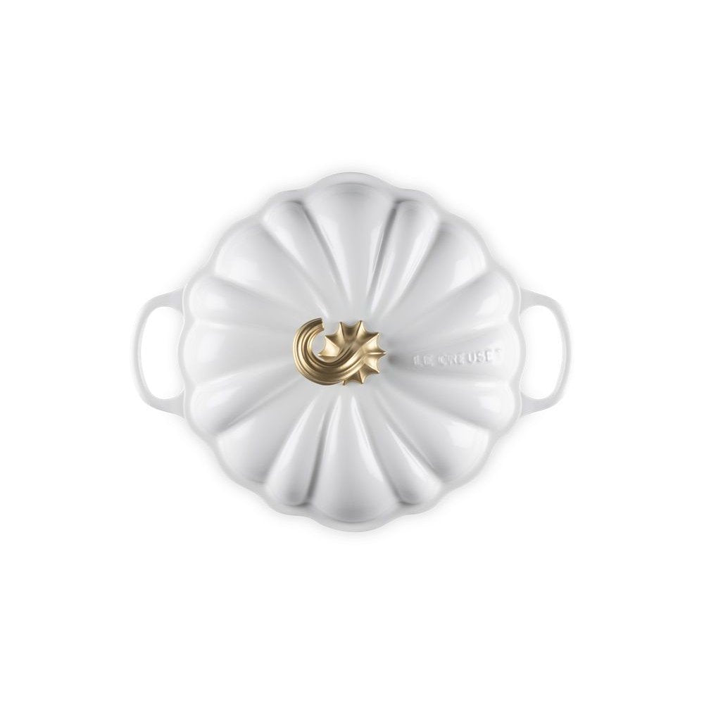 Le Creuset Braadpan Pompoen Wit 24cm
