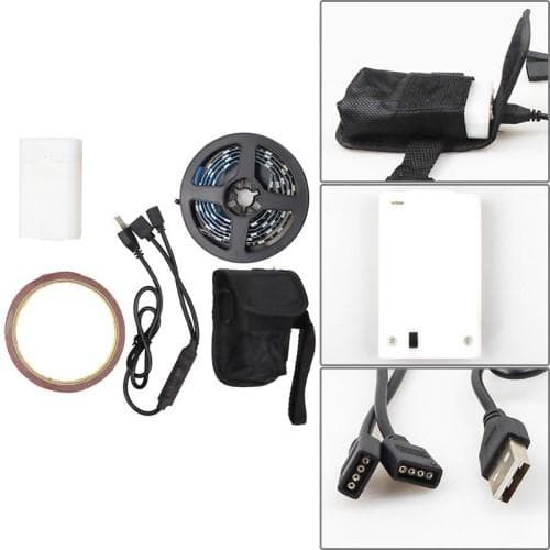 Xiaomi M365 Scooter høyt lyst LED-stripelys Batteridrevet fargerikt lystau