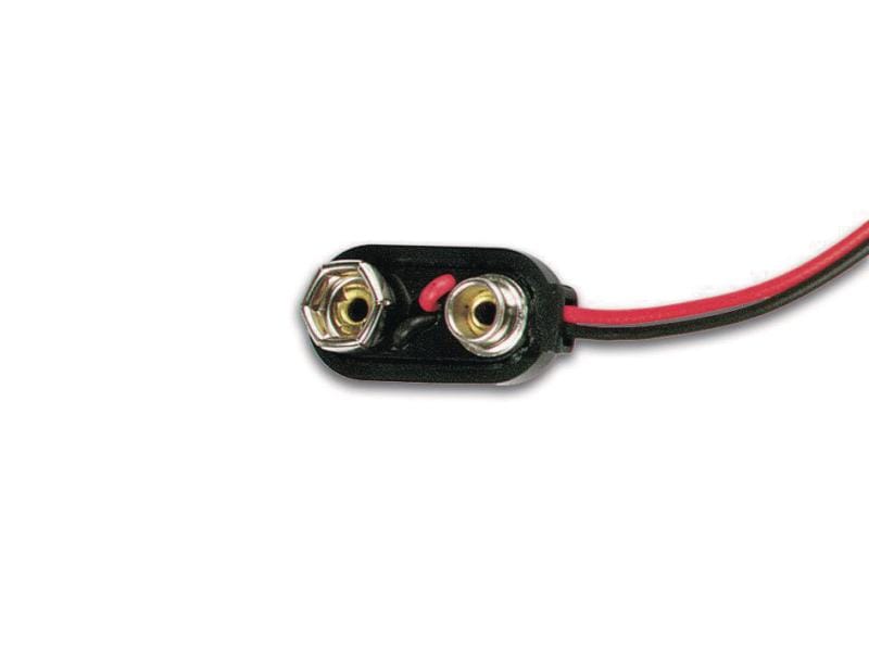 Velleman Anschlusskabel BS-IR, 9V 1 Stück Für 1 x 9V-Batterie Typ I