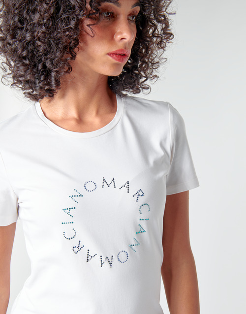 Marciano - ICED LOGO TEE - Blanc / Bleu