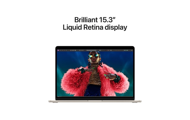 Apple Notebook »Apple MacBook Air 15 Zoll (2024)« 38,91 cm / 15,3 ″ Apple M3 1.000 GB SSD