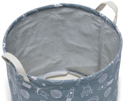 Alice & Fox Oppbevaringskurv 2-pack Space, Grey/white