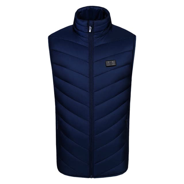Vintervarmevest 9 varmezoner dobbeltstyring 4XL