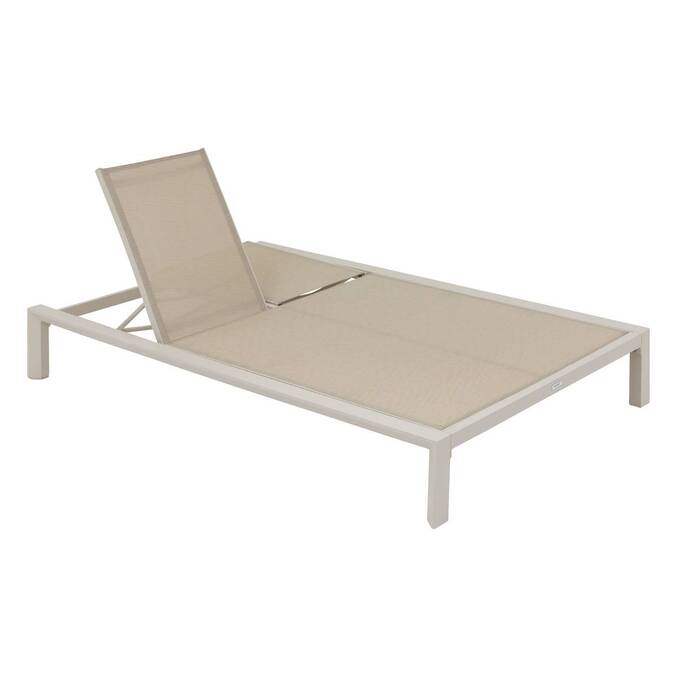 Lit de piscine double ÉVASION Argile & Beige