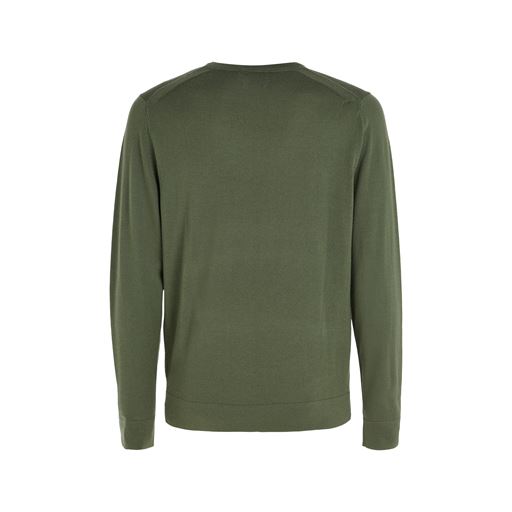 Calvin Klein Uld Striktrøje, Thyme, XXL