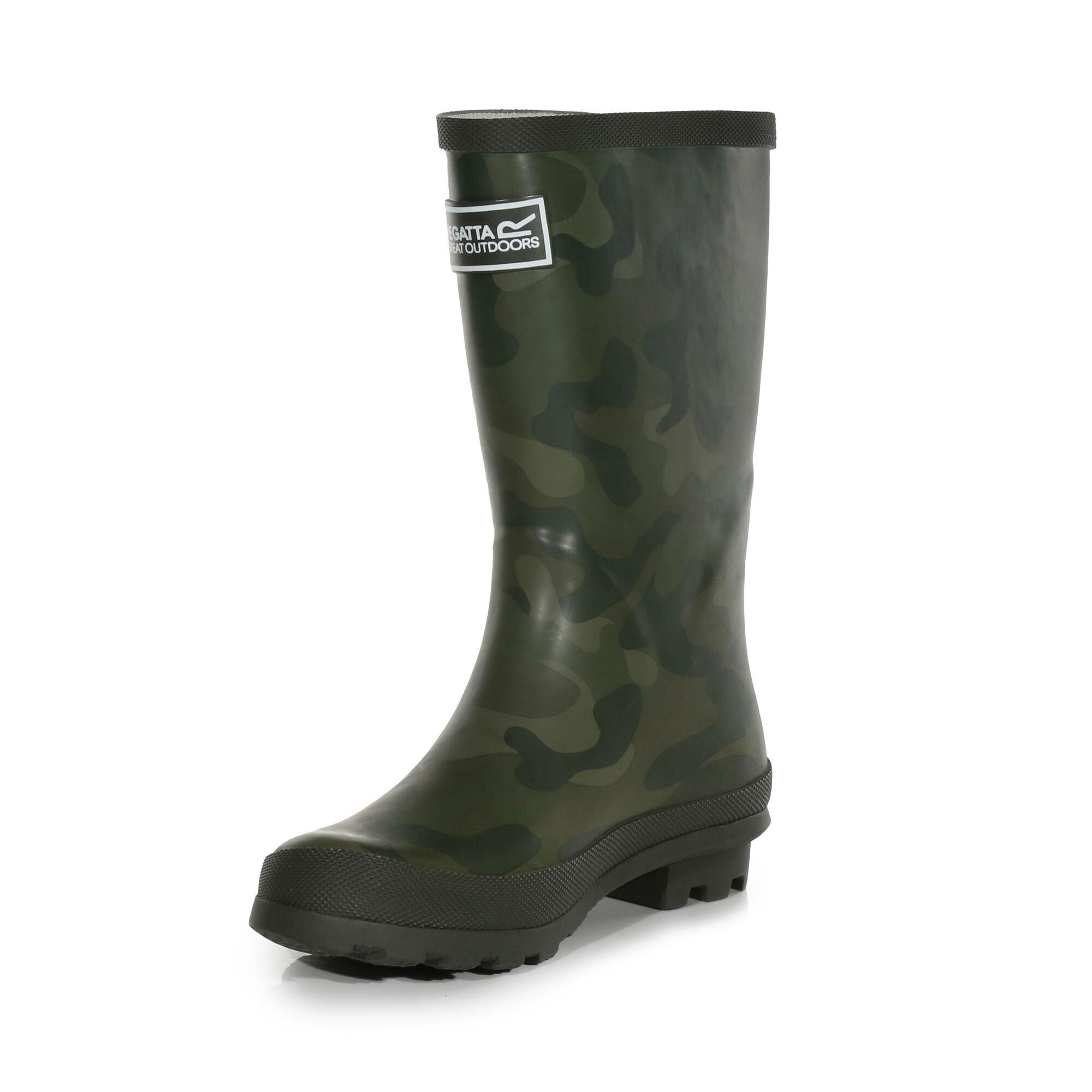 Regatta Regatta Fairweather Junior Cotton Lined Wellington Welly Boys