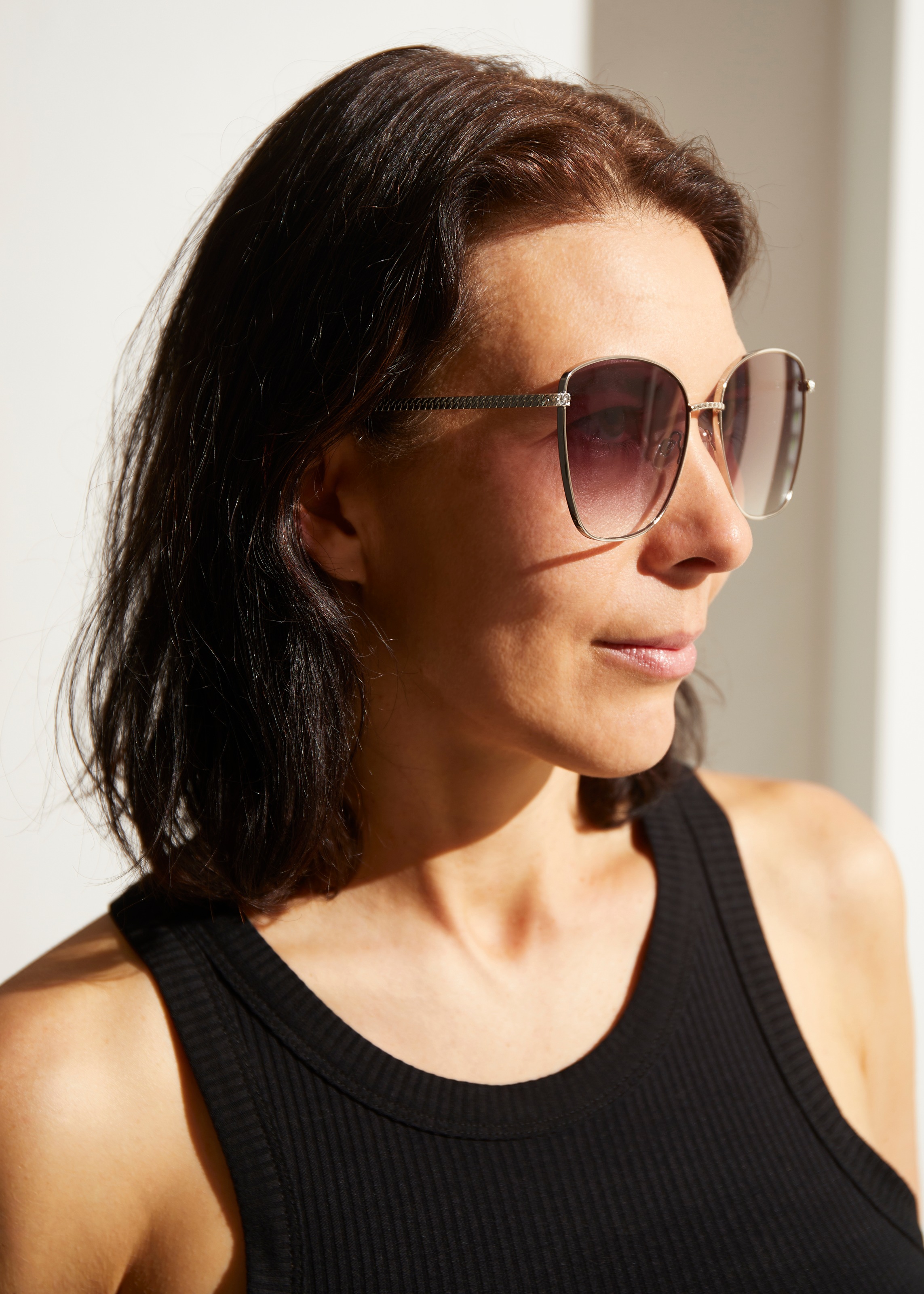 LASCANA Sonnenbrille modische Sonnenbrille mit grossen Gläsern, Damenbrille