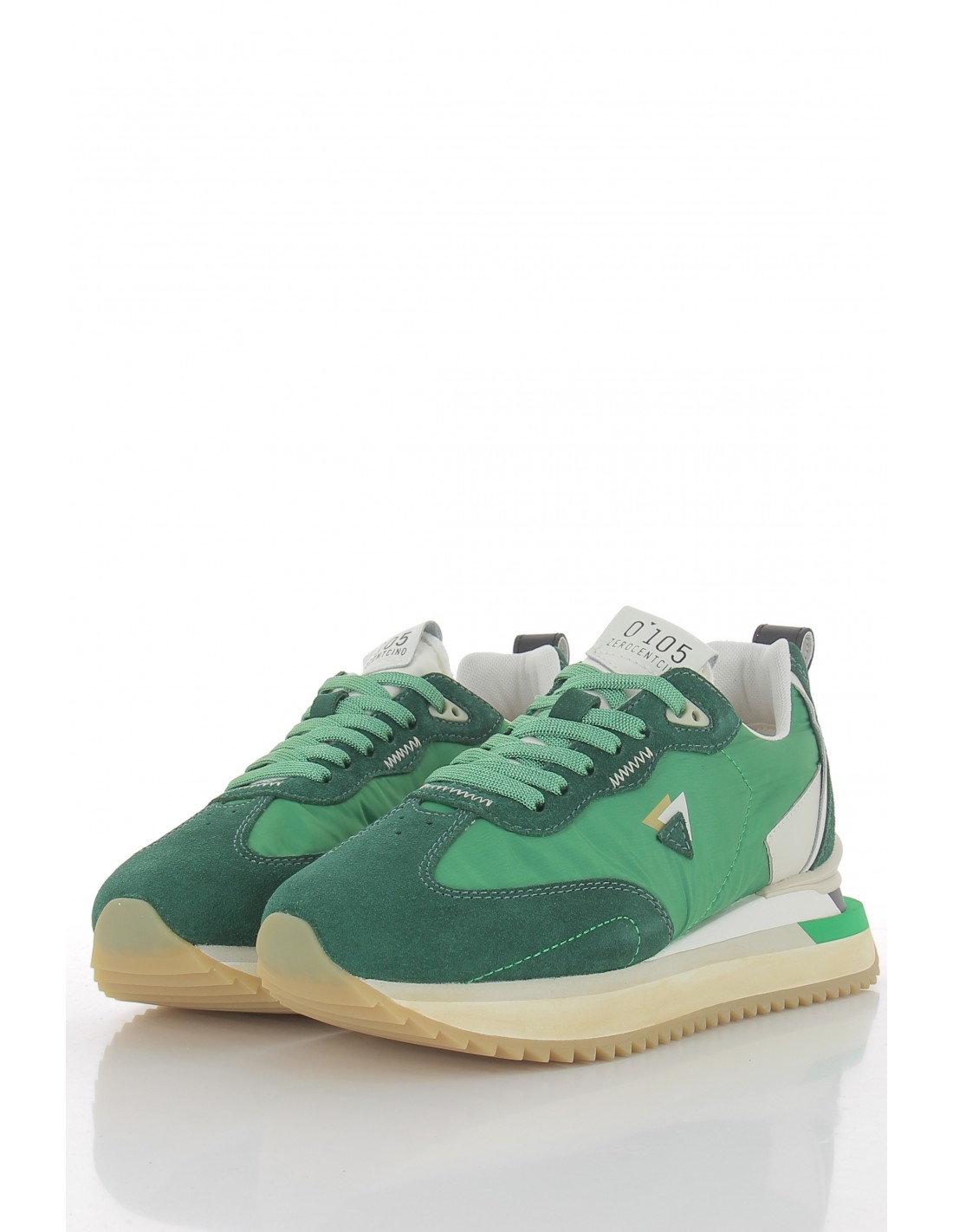 0-105 Baskets de ville femme lenox green vert