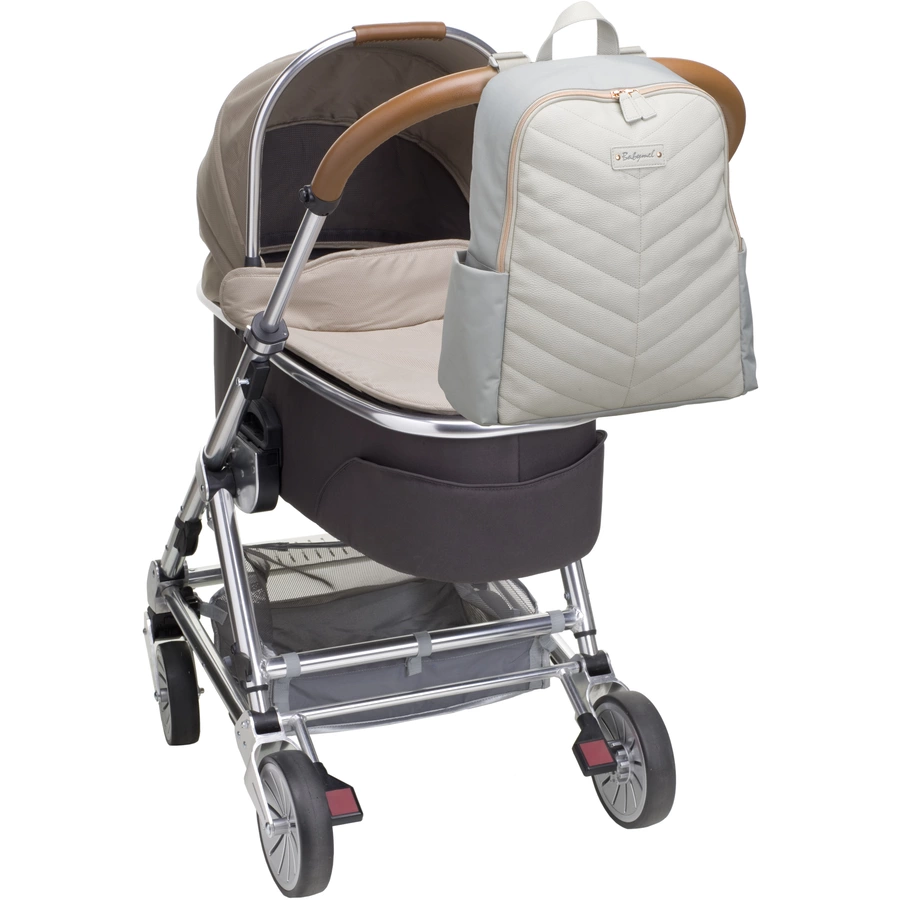Babymel Wickelrucksack Gabby Pale Grey