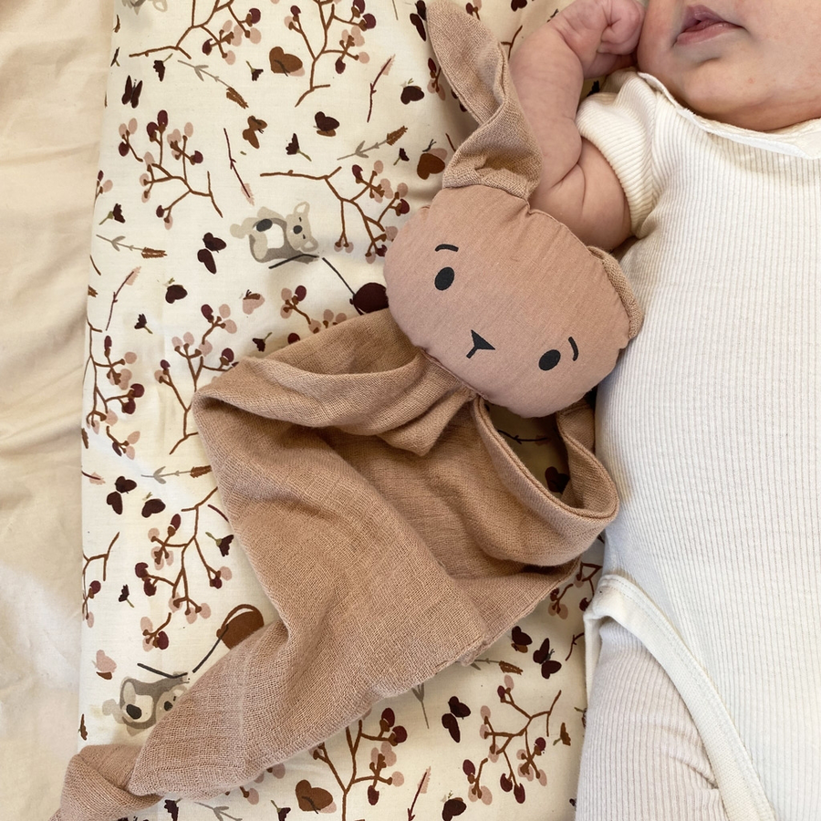 nuuroo Kuscheltuch Ado 2er Set Light brownSand