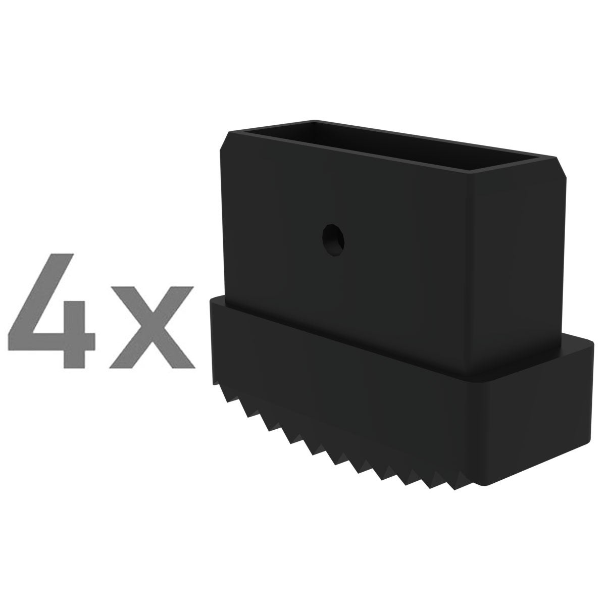 MUNK binnenschoen voor telescopische ladder 62x28mm 4 stuks