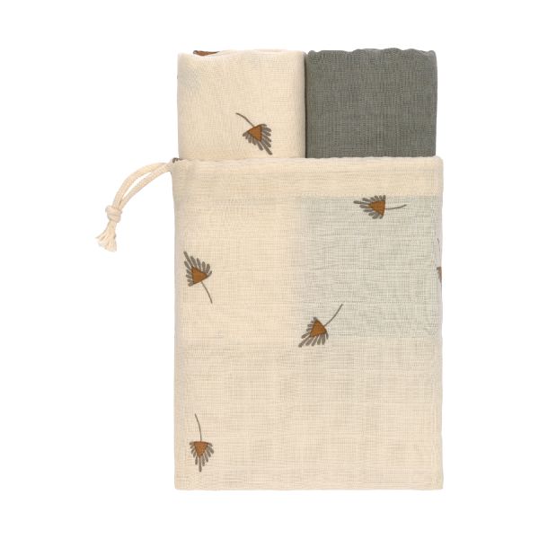 Laessig Hydrofieldoek Taupe 60 x 60 cm 2 Stuks