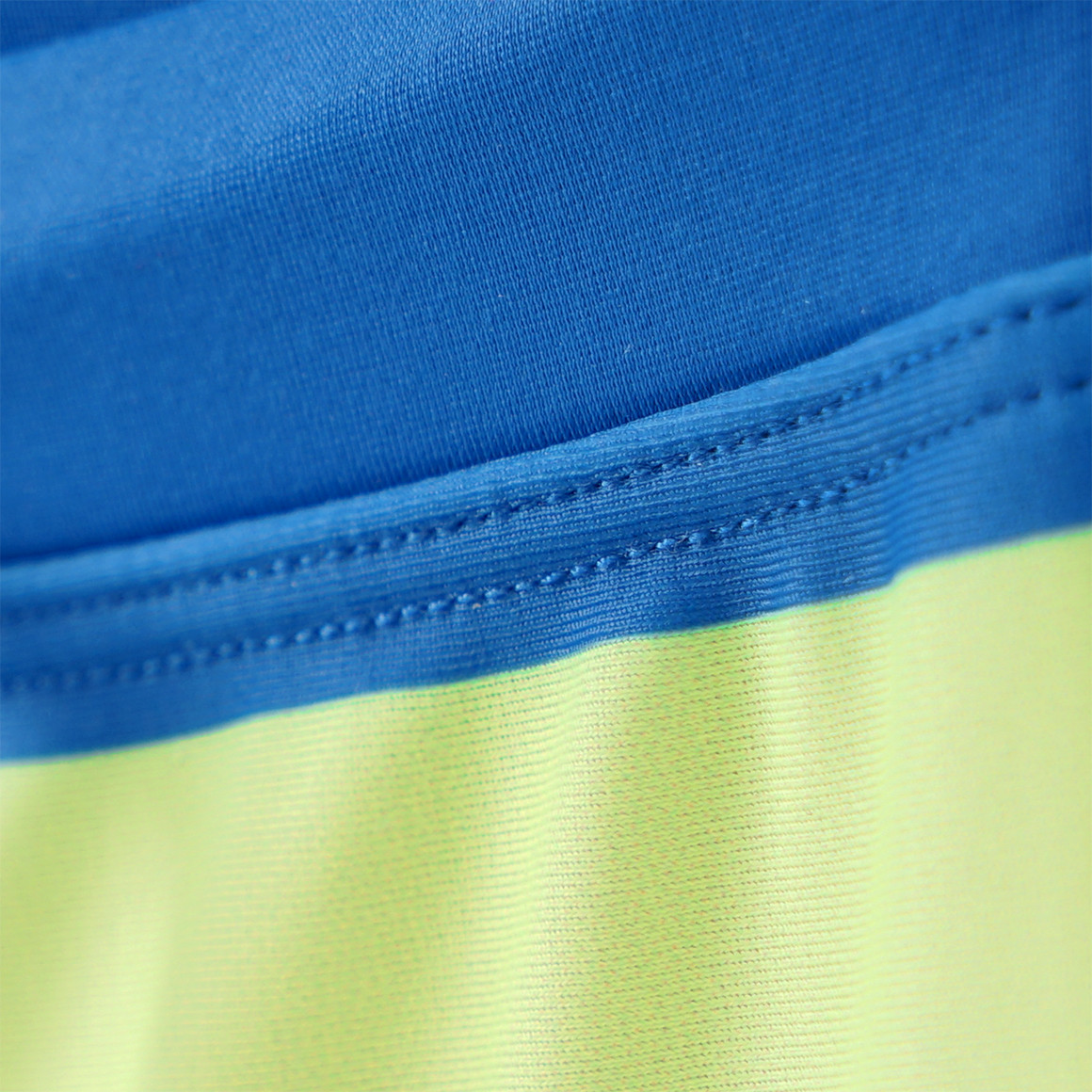 Famy Baby Badehose mit Streifen blau / limette