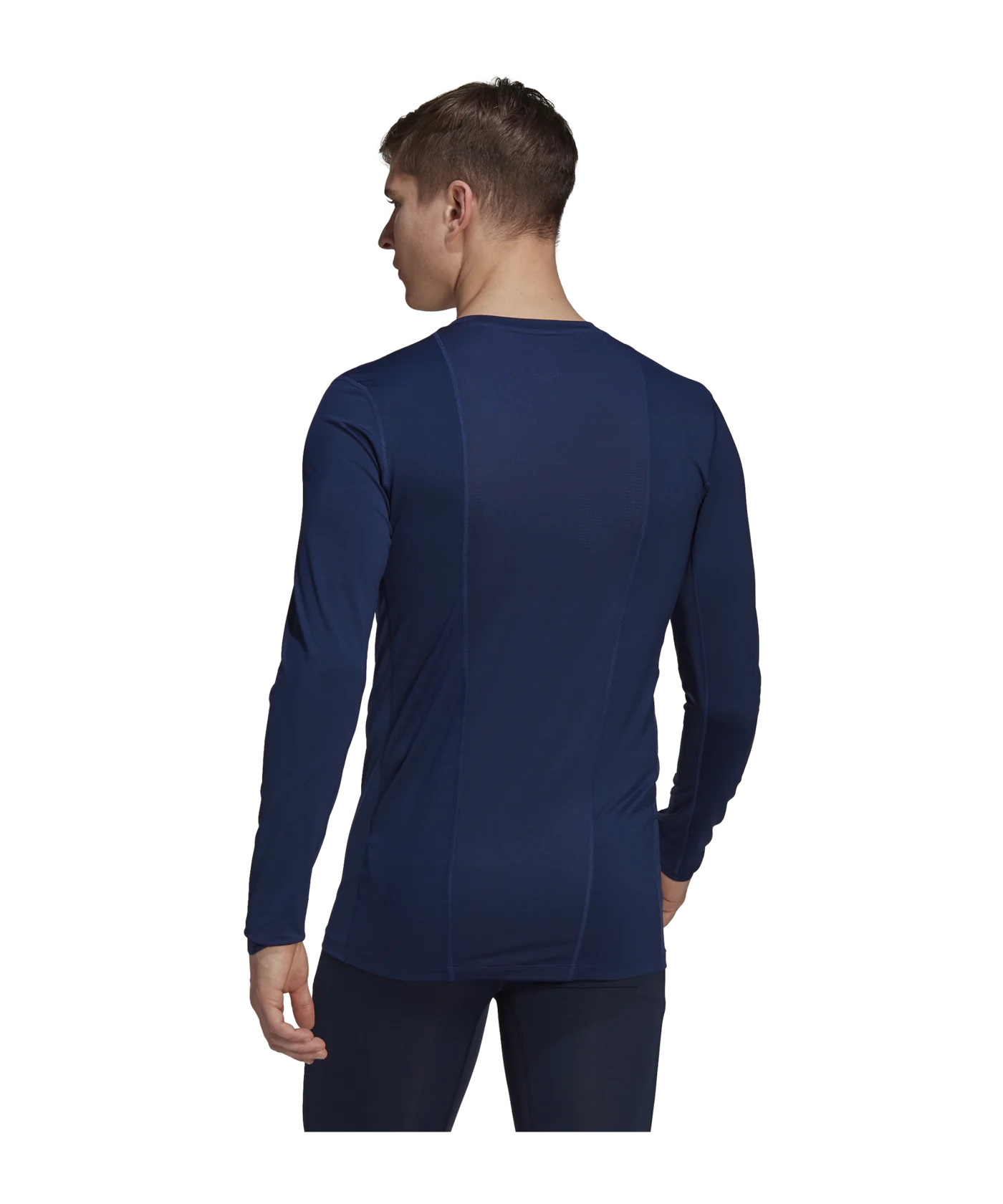 adidas Techfit Shirt langarm Dunkelblau
