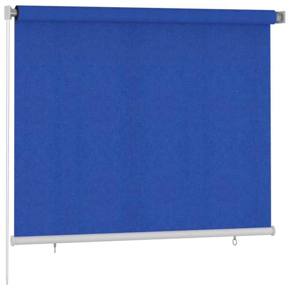 Store roulant d'extérieur 180x140 cm bleu pehd