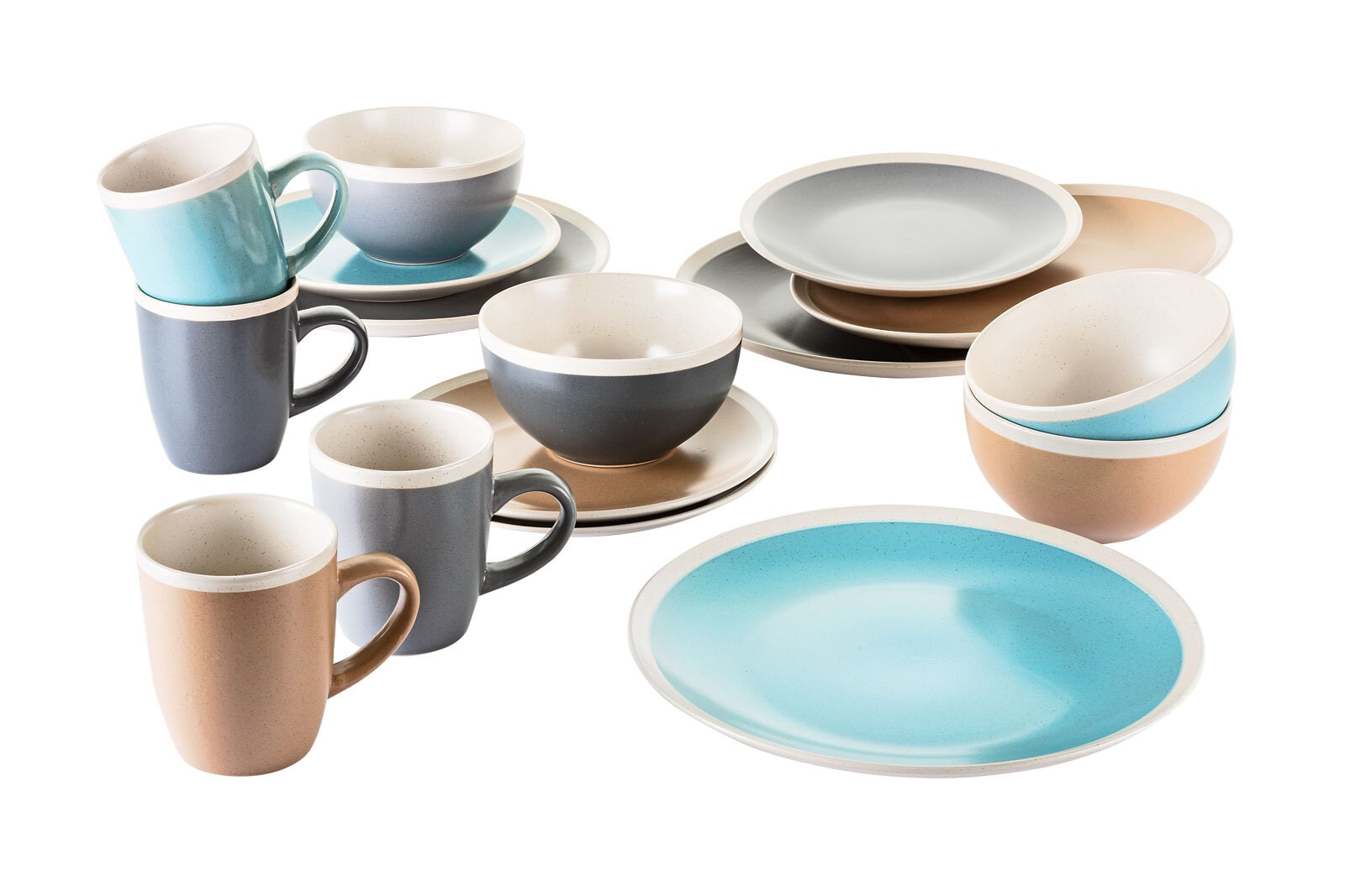 CreaTable Kombiservice NORDIC LIVING 16-teilig mehrfarbig