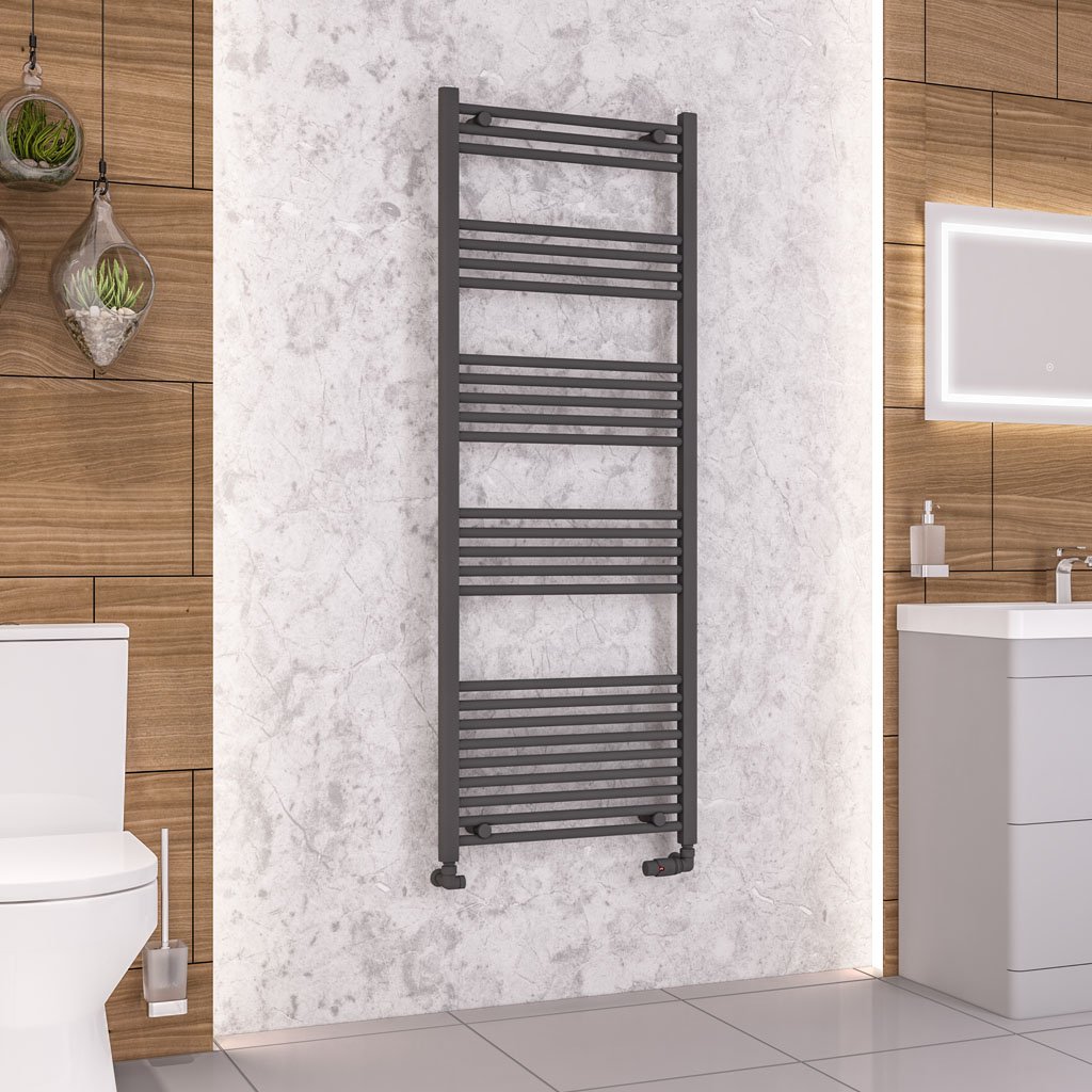 Eastbrook Wendover handdoekradiator 60x160cm 867W antraciet mat