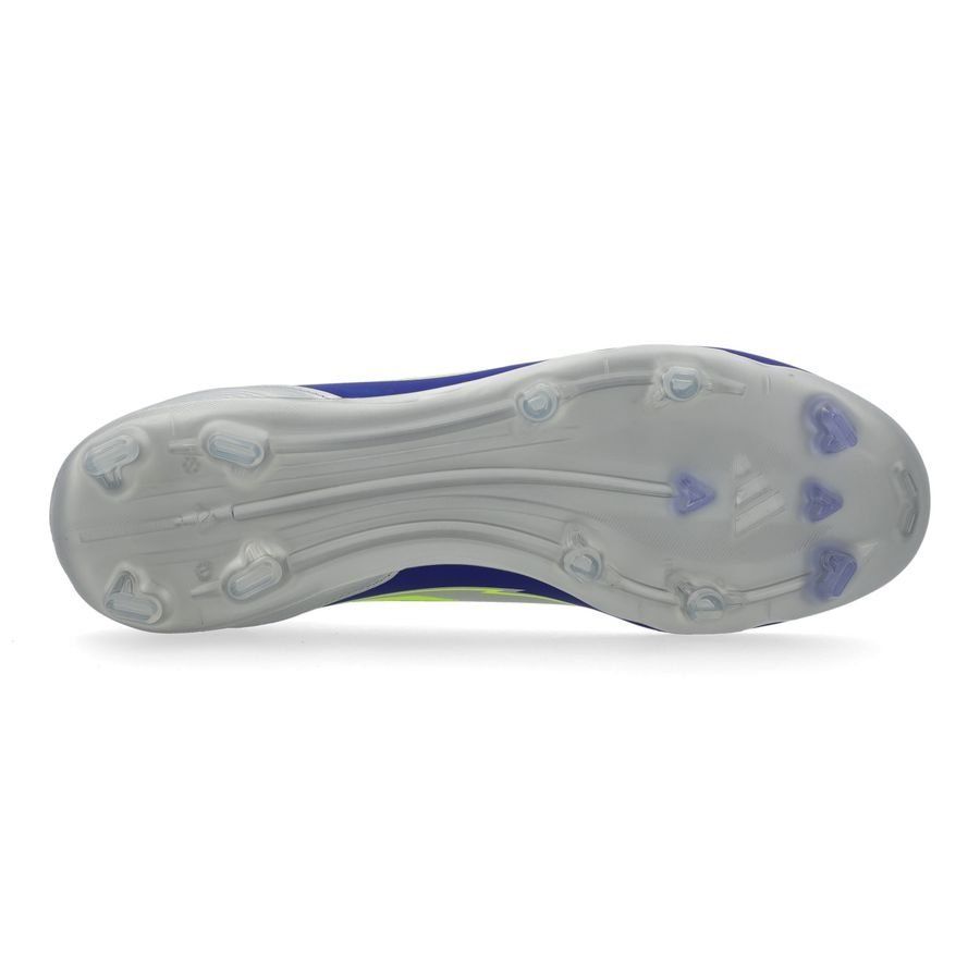 adidas F50 Messi League FG/AG La Vida Rapida - Argenté/Jaune/Bleu