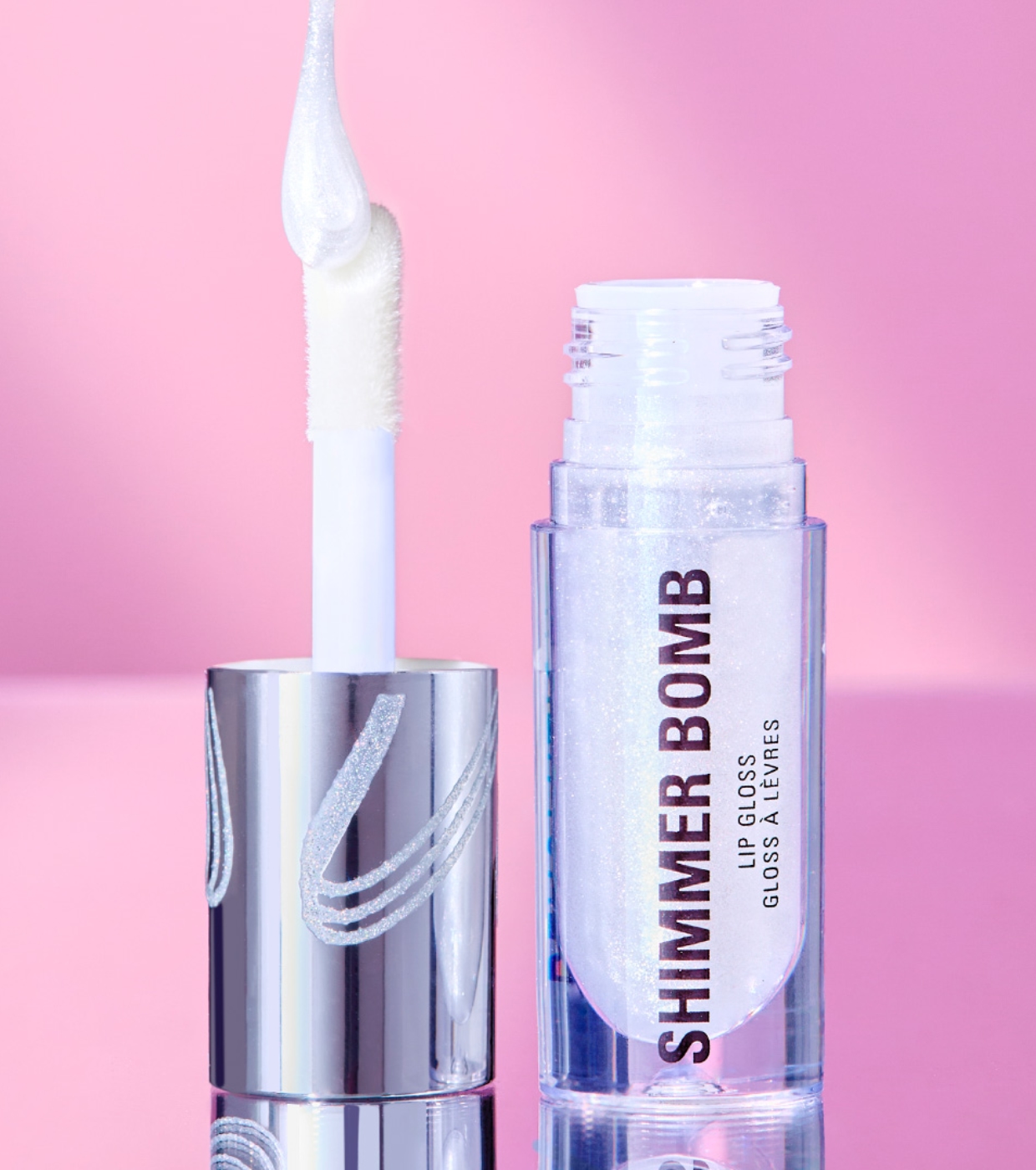 Revolution - *Metallic Muse* - Brilho labial Shimmer Bomb - Frosted Muse