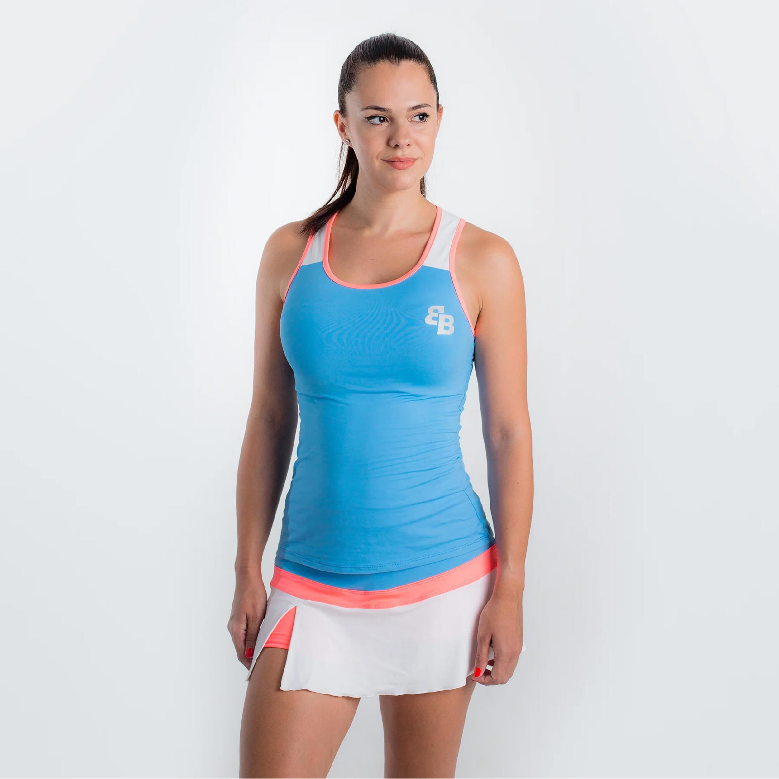 BB by Belen Berbel Shanghai Débardeur Tank Top Femmes - Bleu