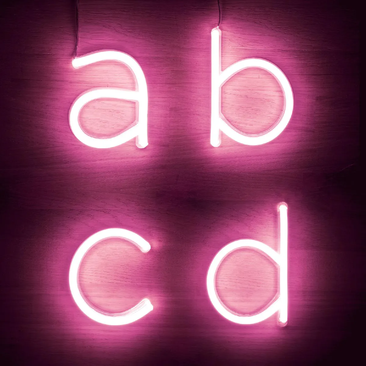 Ledkia Lettres Néon LED Rose