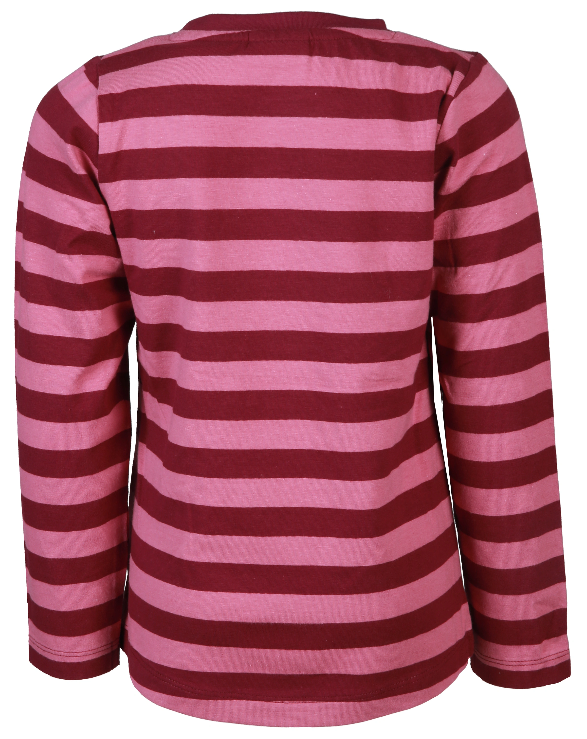 Langarmshirt LIEBLINGSPFERD gestreift in burgundy