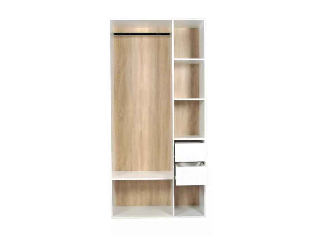 Dressing - L98 cm - Blanc et naturel - TAMOKA