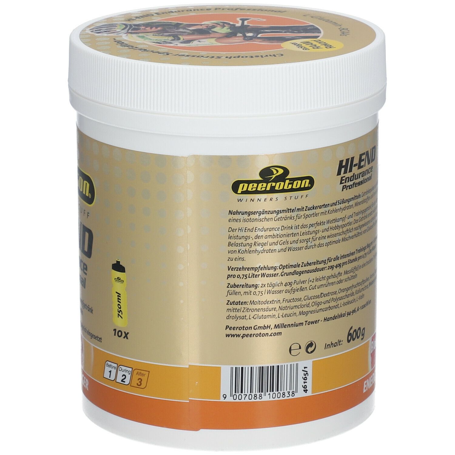 HI-END Endurance Energy Drink Professional 600g Blutorange