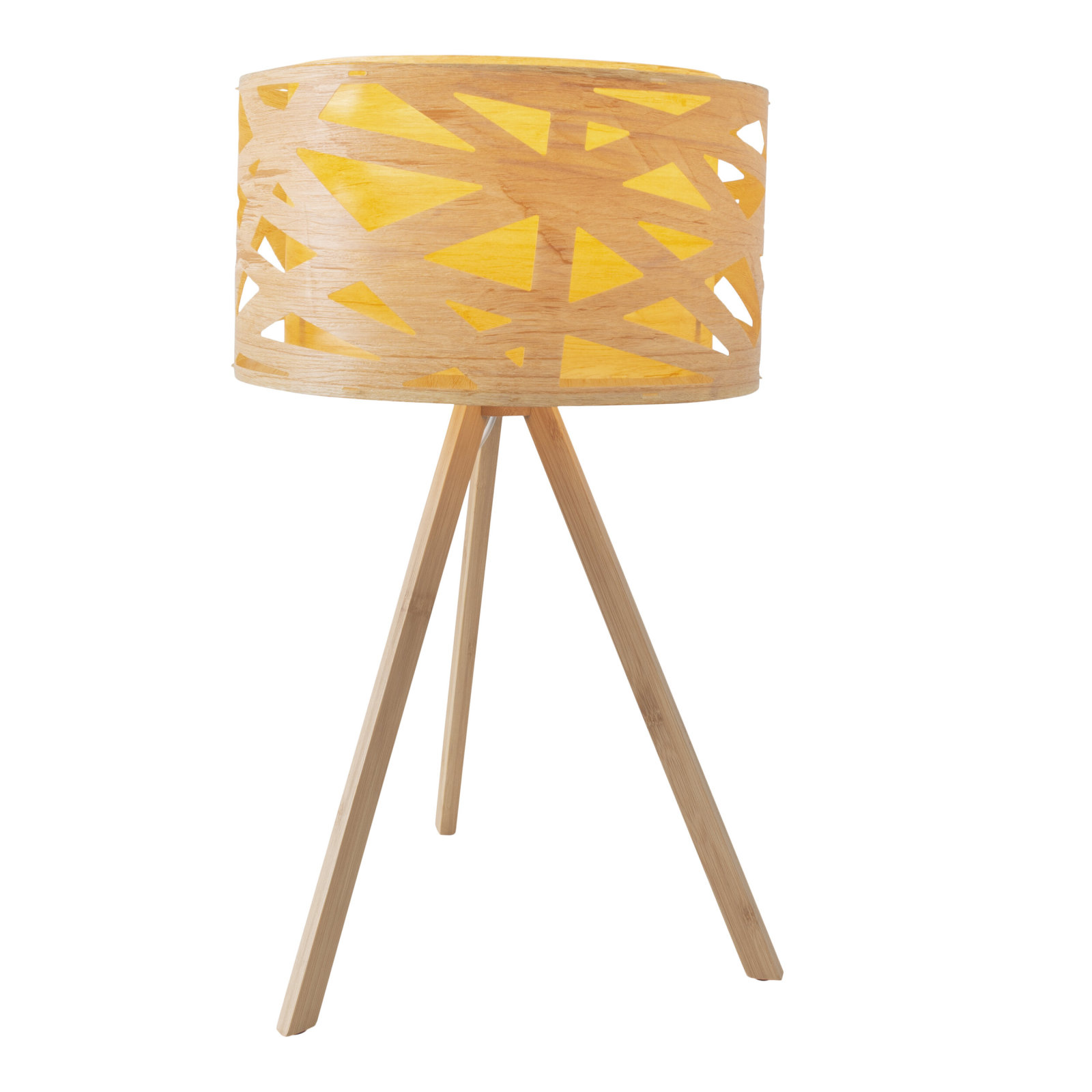 Tischleuchte FINJA - natur - Bambus - 55 cm hoch