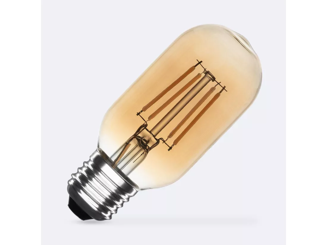 Ampoule LED Filament E27 4W 470 lm Dimmable T45 Gold No Flicker 2700K Blanc chaud