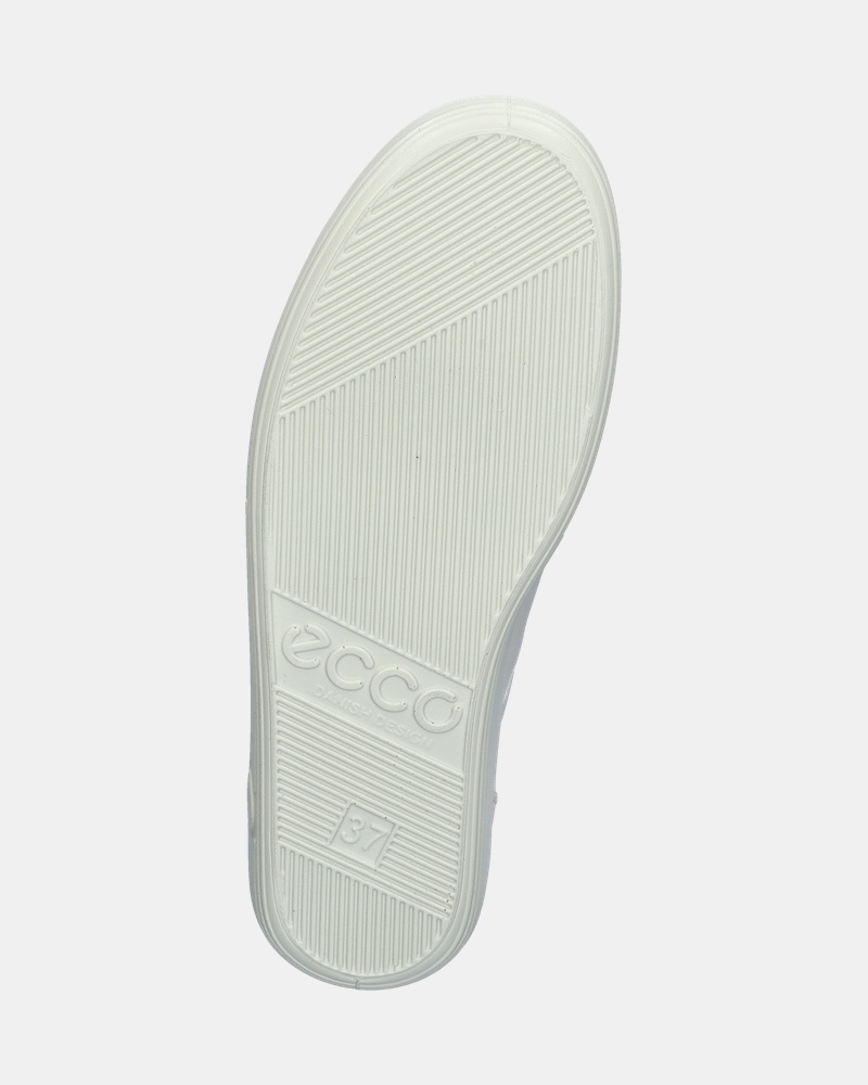 Ecco Soft 2.0 Veterschoenen  - wit