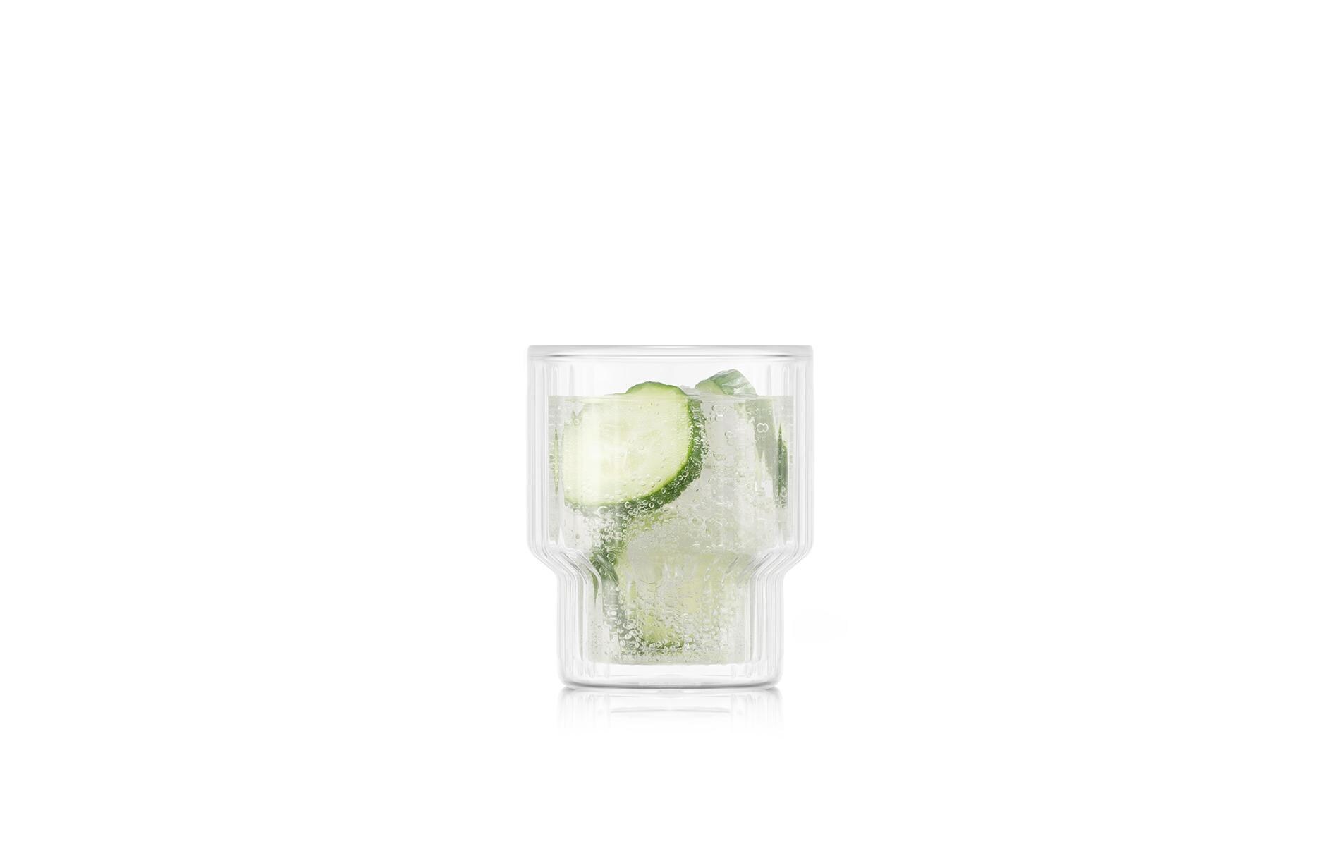 Trinkglas Navalia 2er Set Transparent, 0.15 lDoppelwandgläser