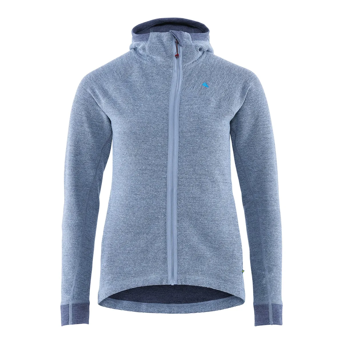 Klättermusen Women's Hödur Hooded Zip Faded Blue