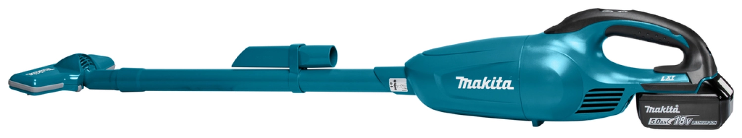 Makita DCL181FRT 18V Li-Ion accu steelstofzuiger blauw set (1x 5,0Ah) - 0,65L