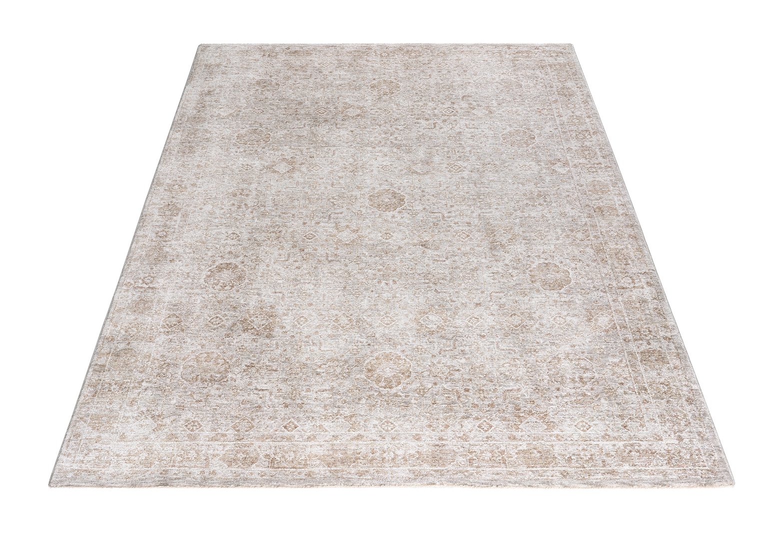 Kayseri teppe 200x290cm Beige farget polyester garn