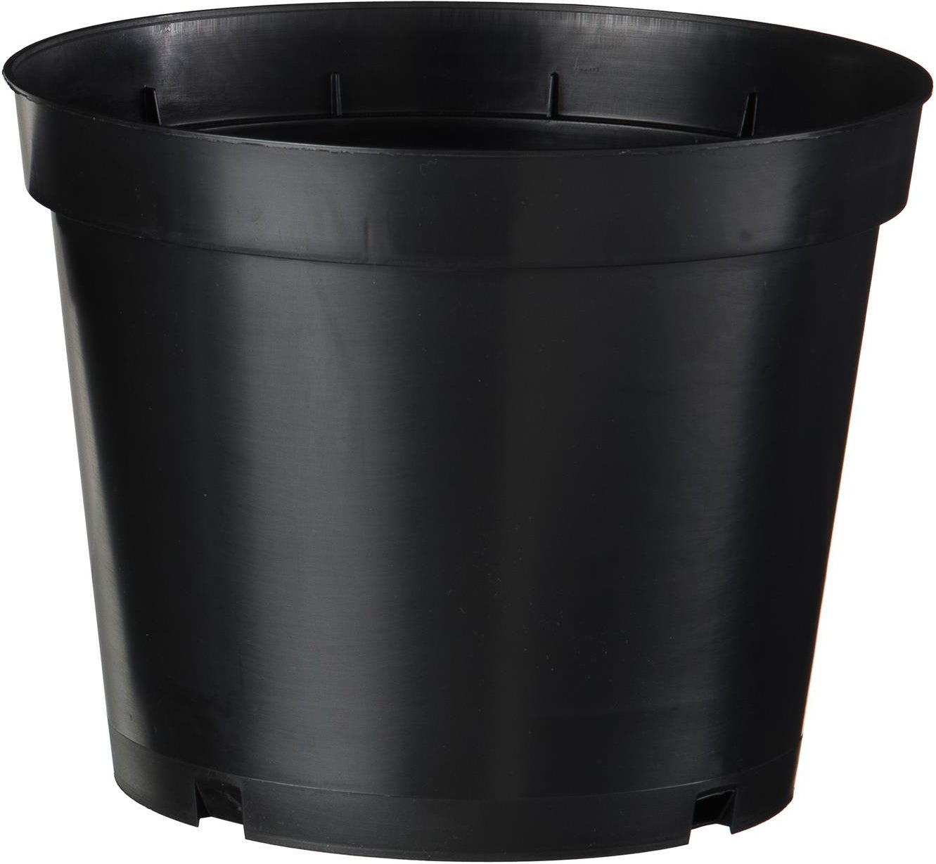Plantcontainer 3 L D 19 cm zwart 4 stuks