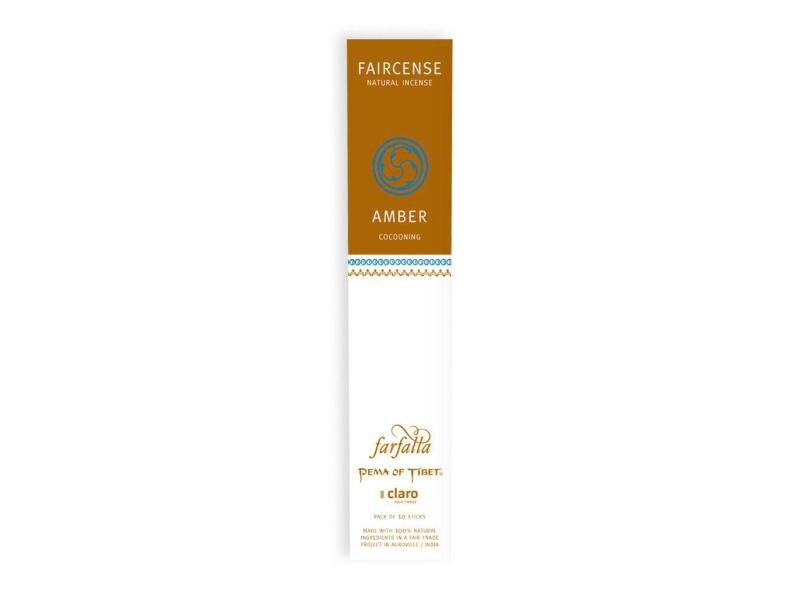 Farfalla Räucherstäbchen Cocooning Amber 10 Stück Räucherstäbchen für eine warm würzige Athmosphäre