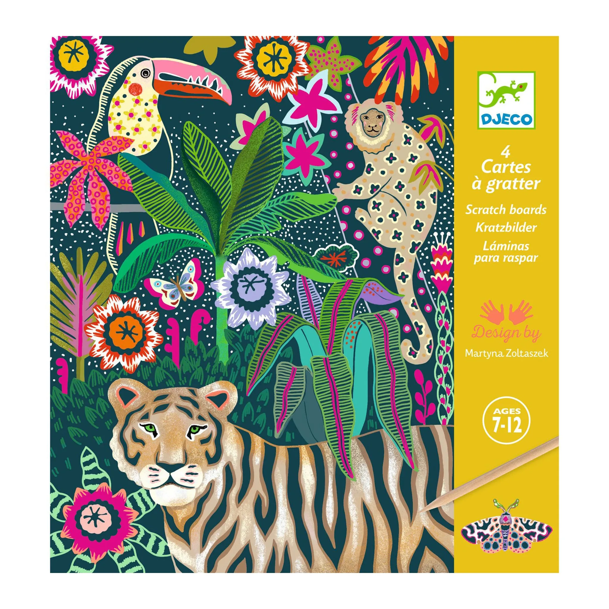 Djeco Carte à Gratter Rococo