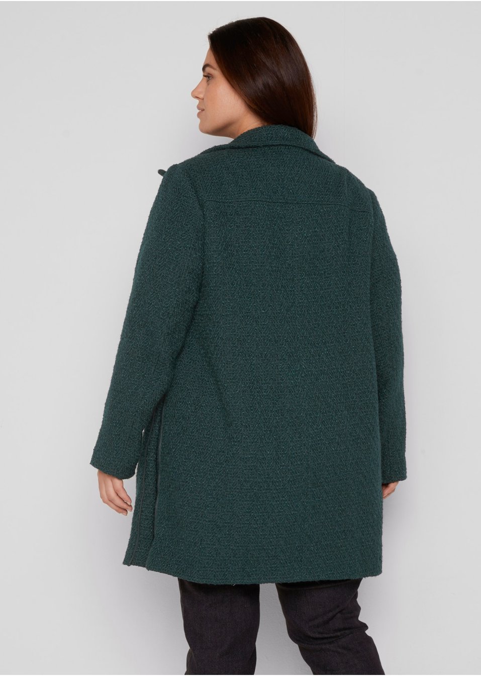 Manteau en bouclé de grossesse et de portage