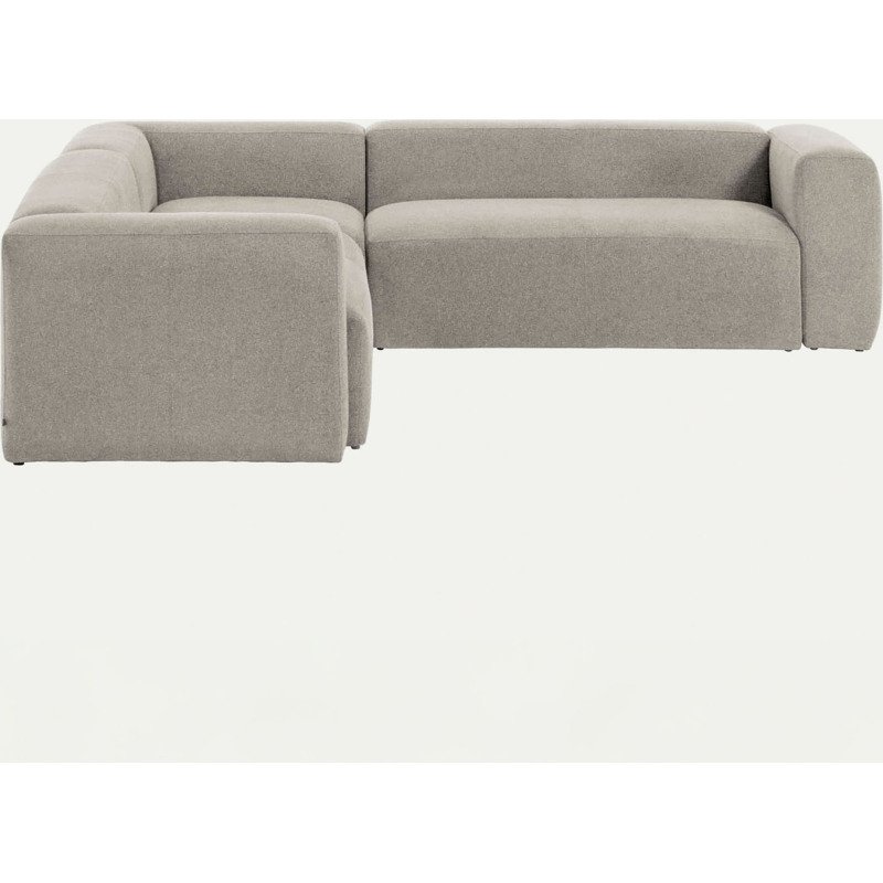 Canapé d’angle Blok 4 places beige 290 x 290 cm