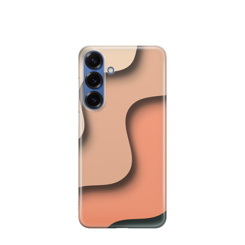 Samsung Galaxy S25 Plus Gummi Hülle Wüstenwelle 1 - Beige