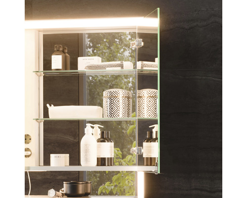 KEUCO Royal Lumos spiegelkast 120 x 16,5 x 73,5 cm, gespiegeld, 3-deurs, LED, IP 24, 713