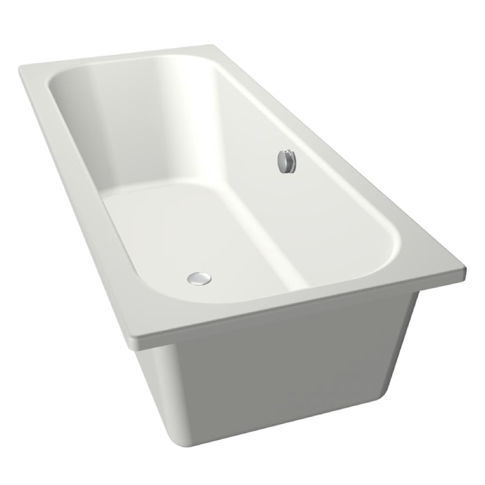 Xenz Aruba ligbad acryl 190x80x45cm links wit mat