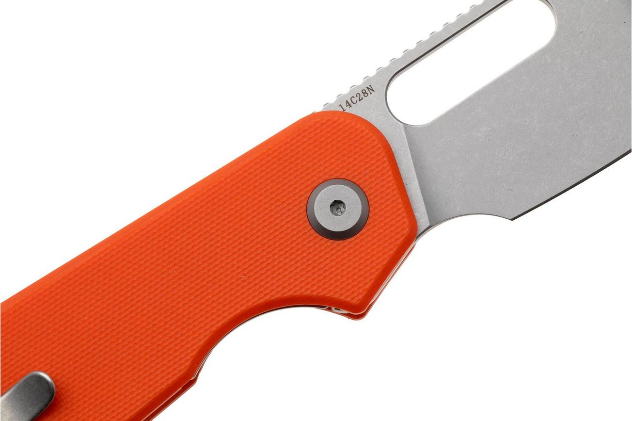 Eutektik EFD EFD-OSW-R Stonewashed 14C28N, Orange G10, zakmes