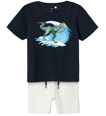 Name It Shortss?t - NmmJunik - Dark Sapphire m. Dinosauer